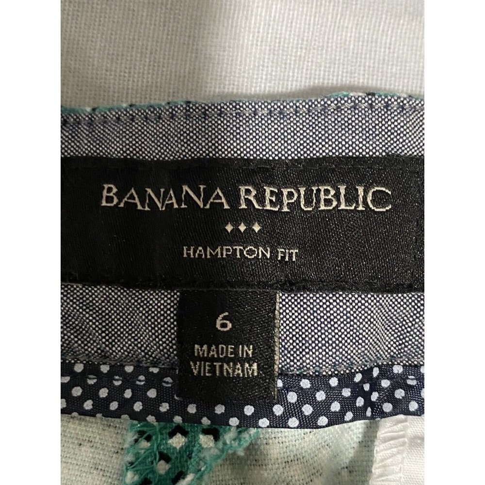 Banana Republic Women’s Tapered Capri Pants Green Size 6 - Picture 6 of 8